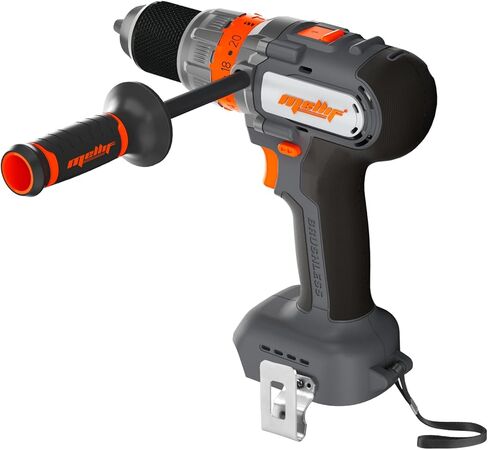 يعمل المثقاب المطرقي الاحترافي بدون فرشاة من Mellif مع بطارية Dewalt 20V بحد أقصى 1/2 بوصة قابض معدني بعزم دوران عالٍ بدون مفتاح، 2000 دورة في الدقيقة (أداة عارية، بدون بطارية) in Kuwait