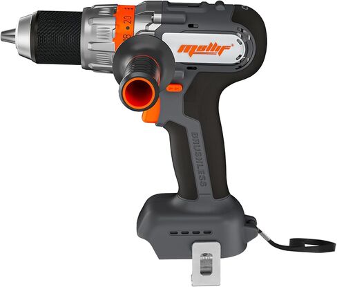 يعمل المثقاب المطرقي الاحترافي بدون فرشاة من Mellif مع بطارية Dewalt 20V بحد أقصى 1/2 بوصة قابض معدني بعزم دوران عالٍ بدون مفتاح، 2000 دورة في الدقيقة (أداة عارية، بدون بطارية) in Kuwait