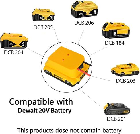 IRONFACE Upgrade Power Wheels Battery Adapter with Speed Controller Kit and Low-Voltage Protection Borad for DeWalt 18V 20V Battery DW DIY Project (2nd Version) in Saudi Arabia