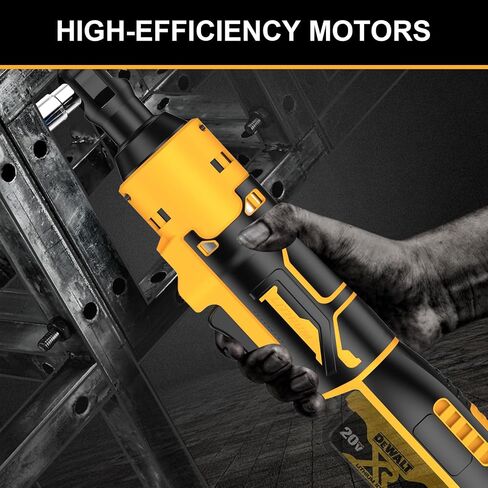 Cordless Electric Ratchet Wrench Set for DEWALT 20V Max Battery, 3/8" & 1/2" Sealed Head Ratchet Extended Wrench, Electric Ratchet Driver with 7 Sockets & 2 Adapters - (Battery Not Included) in Saudi Arabia