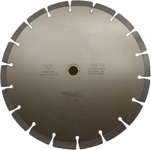 12 Inch Diamond Concrete Saw Blade,12 Inch Masonry Blade with 5/8 inch Arbor,Sharp Tile Saw Blade Dry or Wet Cutting for Brick Paves Concrete Stone Block Marble Granite (LSS12) in Kuwait