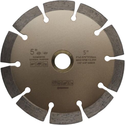 10 Inch Diamond Concrete Saw Blade,10 Inch Masonry Blade with 5/8 inch Arbor,Sharp Tile Saw Blade Dry or Wet Cutting for Brick Paves Concrete Stone Block Marble Granite (LSS10) in Saudi Arabia