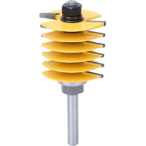 Box Joint Jig Finger Joint Router Bit-1/3 Inch/8mm Shank Glue Cutter Woodworking Milling Cutter Kit Drill Bit Router Assembly for Professionals and Beginners