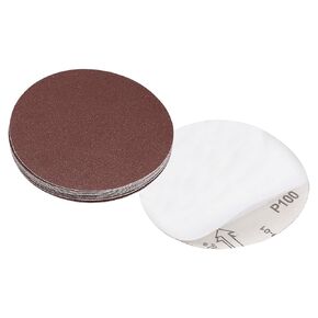 PSA Sanding Discs, 6 Inch Dia 80 Grits, Self Adhesive Sticky-Back Sandpaper - (Applications: for Woodworking Metal Finishing), 10-Pieces