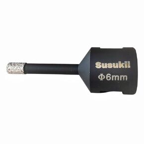 Diamond Core Drill Bits 1 Inch (25mm) Tile Core Cutter Hole Saw with 5/8"-11 Thread Dry or Wet Drilling for Porcelain Ceramic Tile Granite Concrete Marble Stone Brick Vacuum Brazed Hole Saw