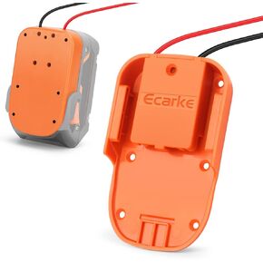 محول بطارية عجلات الطاقة من Ecarke لRidgid AEG 18 فولت بطارية ليثيوم مفرطة موصل الطاقة محول البطارية 12 قياس الروبوتات لشاحنة سيارة لعبة RC DIY، دراجة إلكترونية in Kuwait