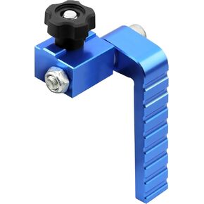 t track stop block 3-Inch Fence Flip Stop for Woodworking, Blue 2Pack