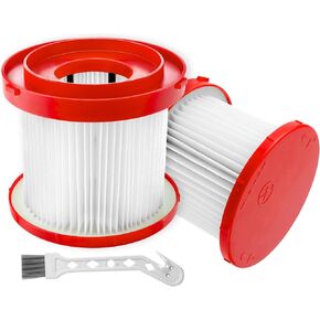 4 PACK 49-90-1900 Wet Dry Vacuum HEPA Filters Replacement for Milwauke Cordless Vacuum Compatible with Milwauke M18 0880-20 0970-20 M12 0960-20