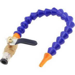 2mm Round Nozzle Flexible Water Oil Cooling Tube Spray System for CNC Machine/Milling/Lathe with Metal Valve