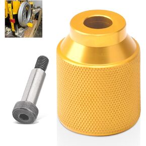 Upgrade Aluminum Alloy Stubby Knob Compatible With Dewalt 735 Planer Stubby Knob, DW735X Planer (Yellow)