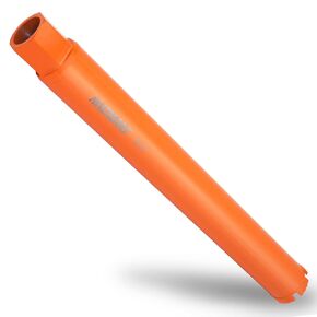 2-3/4Inch Wet Diamond Core Drill Bits for Concrete Reinforced Concrete and Hard Masonry Core Bit with 10mm Segment Height 15.7" Drilling Depth 1-1/4"-7 Thread