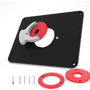 Precision Router Table Insert Plate Kit PRS4036 Compatible with Porter-Cable 690/890 Series, Compatible with Bosch 1617 - Level-Loc Rings