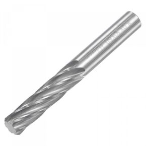 uxcell Chucking Reamer, 8mm C3/K10 Tungsten Carbide H7 Accuracy Lathe Machine Reamer 6 Spiral Flutes Milling Cutter