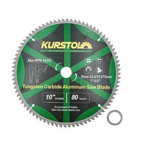 Metal Circular Saw Blade - 7-1/4 inch (184MM) TCG Cutting Blade 60T Tungsten Carbide Tipped Blade Arbor 15.87mm for Aluminium,Non-ferrous Metals,Plastic