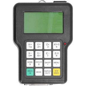 CNC Offline Controller, 3 Axes CNC DSP Remote Hand Control Supports High Microstepping Offline Control Module, Control Board USB Port CNC Router Controller for CNC Lathe Engraving Milling Machine