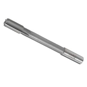 Chucking Reamer, 6mm Cutting Diameter 6 Flutes H8, High Speed Steel Round Shank Reaming Drill Bit - (Applications: for Aluminum Iron Copper Plastic Wood)