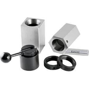 Accusize Industrial Tools Collet Block Chucks for 5C Round, Hex Or Square Collets, 2250-2080