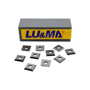 12mm Square Carbide Inserts Replacement Cutter Knives 12x12x 2.2mm for Woodworking Fits Spiral Helical Planer Cutter Head 10pcs