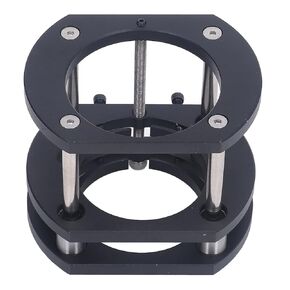 4 Jaw Router, Woodworking Router Table Insert Plate Base for 64-66mm Machine Diameter, Engraving DIY Tools with 51mm for Trimming Machine