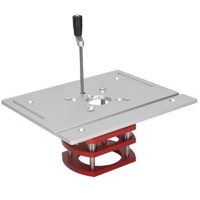 Router Table Lfit, Standard Design Router Lift System Universal Good Stability for Woodworking (Silver)