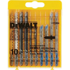 Dewalt DT2294-QZ Jigsaw Blade-Set (10 piece)