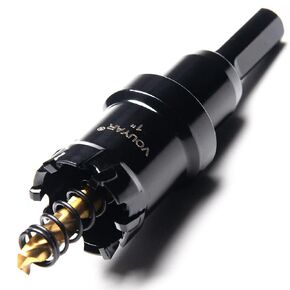 3" Tungsten Carbide Tipped Hole Saw Drill Bit for Hard Metal, 76.2mm Hole Cutter for Sheet Metal, Stainless Steel, Iron, Wood, Plastic