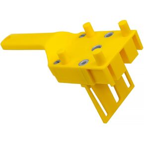 مجموعة أدوات وتد محمولة محسنة، مجموعة ملحقات مكونة من 14 قطعة لمفاصل سطح حافة الزاوية الفعالة تعمل مع الخشب بسمك 1/2 بوصة إلى 1-1/2 بوصة (أصفر) in Kuwait