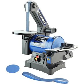 Professional Belt Disc Sander, 1 inch x 30 inch Belt Sander and 5 inch Disc Sander, Belt Sander for Woodworking with 1/3 HP Low Noise Induction Brushless Motor, Zirconia Abrasive, KF6005