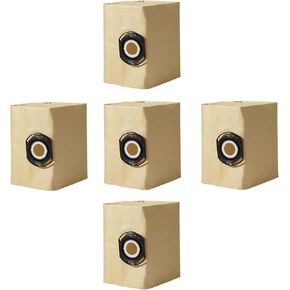 HYCHIKA Replacement Dust Bag for MDC201-150W-15L Wet and Dry Vacuum Cleaner, Dust Collector, 5 PACK