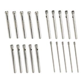 4 Size Mini Hole Saw Kit Diamond Drill Bit Mini Glass Cutting Drill Bit Masonry Hole Saw Kit Marble Drill Bit - 20pcs