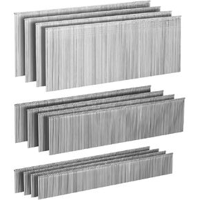 18 Gauge Stainless Steel Brad Nails, 1200-Count (2", 1-1/4", 3/4", 400 Per Size), 304 Stainless Steel Small Finishing Nail Gun Nails for Pneumatic, Electric Brad Nailer Gun