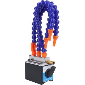Mist Coolant Lubrication Spray System for Metal Cutting, Cutting Misting Spray System with Flexible Pipe, Engraving Cooling Sprayer Machine for Air Pipe CNC Lathe Milling Drill