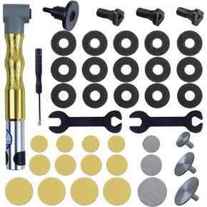 90 Degree Flex Shaft Rotary Tool Handpiece, 41pcs Right Angle Flexiable Shaft Hand Piece Attachment Set Compatible with Flex Shaft Grinder, Bench Polisher, Electric Drill