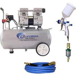 California Air Tools 8010 PK Air Compressor & LVLP Spray Painting Kit