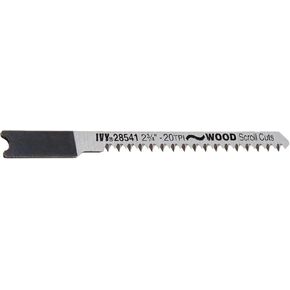 IVY Classic 28541 2-3/4-Inch 20 TPI U-Shank Jig Saw Blade, Wood/Laminate Smooth Cutting, High-Carbon Steel, 3/Card