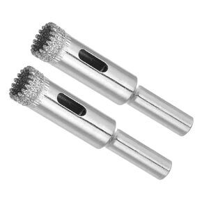 Diamond Hole Saws Drill Bits, 30mm / 1-3/16" Drilling Diameter, Nickel Plated Carbon Steel Drill Bit - (Applications: for Glass Ceramic Tiles Marble Stone), 8-Pieces