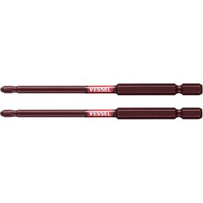 VESSEL Recessed SAKISUBO Bit(2 piece set) [No.SS162120] (Ph No.2 x O/D 4.5 x 120 2PC Set) (Japan Import)