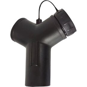Antistatic Y-adapter with Blanking Plug - Compatible With Festool All Dust Extractor/Vacuum y Splitter Connector