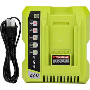 OHYES BAT OP401 40V شاحن ليثيوم أيون سريع متوافق مع بطارية ليثيوم أيون Ryobi 40V OP4015 OP4026 OP4026A OP4030 OP4040 OP4050 OP4050A OP4060 OP40261 OP40301 OP40401 OP40501 OP40601 OP 401 in Kuwait