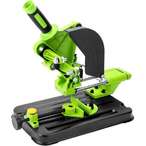 QWORK Angle Grinder Bracket, Adjustable 45 Degree Clamp Angle Grinder Holder Bracket, Universal Polishing Machine Pull Rod Angle Grinding Machine Stand for 100, 125 or 150 Angle Grinder