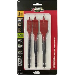 Disston BLU MOL XTRM Heavy Duty 3pc Spade Bit set (5/8", 3/4", 1") 6" Length