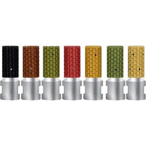 7Set 1" Diamond Drum Wheels Polishing Wet 5/8"-11 Thread - Polishing Sanding Tile Marble Concrete Ceramics 50-3000Grit
