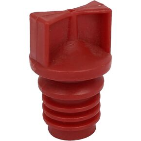 uxcell 18mm Diameter Male Thread Plastic Oil Breather Cap Red for Air Compressor