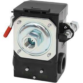 Heavy-Duty Air Compressor Pressure Control Switch with Unloader - 95-125 PSI TEK-LF10-1H-1-NPT1/4-95-125