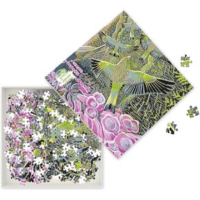 Adult Jigsaw Puzzle Annie Soudain: Foxgloves and Finches: 1000-Piece Jigsaw Puzzles