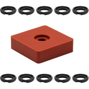 (10 Sets) 3/8" Impact Wrench Retaining Rings with O-Ring, Compatible with Electric/Pneumatic Cordless Wrench, Including Retainer Ring Anvil Install Tool