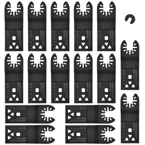 HCS Wood/Drywall Oscillating Saw Blades for Oscillating Tool Multitool, Pack of 15