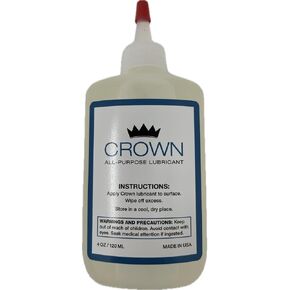 Crown Synthetic Lubricant | Eliminates Squeaky Door Hinges | Perfect Garage Door Lubricant Oil | Sliding Door Lubricant, Locks, Doors, Bike Chains, Window Tracks | Sewing Machine Oil | 4oz Dropper in Kuwait