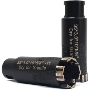1-3/8 Diamond Hole Saw with Vacuum Brazed Dry Core Drill Bit for Granite Marble