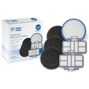Fette Filter - Vacuum Filter Kit Compatible with Select Hoover React & Pet Plus Upright Vacuums Includes Part Numbers 440010868, 440011113, 440010860 complete replacement set.